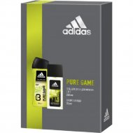 Подарочный набор «Adidas» Pure Game, душистая вода+гель для душа, 75+250 мл