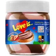 Паста шоколадная Love is клубничная, ореховая с какао, 350 г