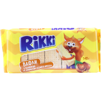 

Вафли с начинкой "RIKKI"(лесн.орех)140г