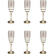 Набор бокалов «Glasstar» Line Gold, LNK224-1687-3, 6 шт