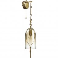 Настенный светильник «Odeon Light» Bell, Neo ODL_EX22 63, 4892/1W, бронзовый/коньячный/стекло