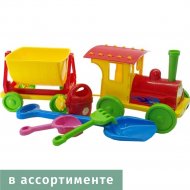 Набор игрушек для песочницы «Doloni» Поезд, красный, 013222/3