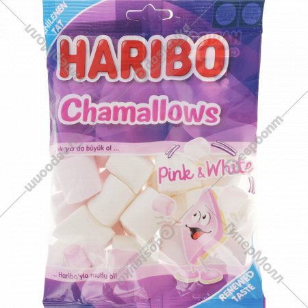 Зефир жевательный «Haribo» Chamallows pink and White, 70 г