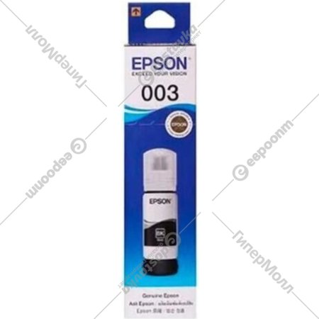 Контейнер с чернилами «Epson» 003 EcoTank, C13T00V198, черный, 65 мл