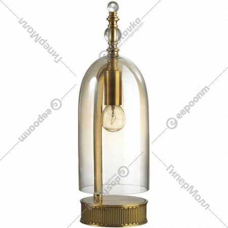 Настольная лампа «Odeon Light» Bell, Neo ODL_EX22 63, 4892/1T, бронзовый/коньячный/стекло