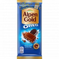 Шоколад «Alpen Gold» молочный, Oreo, 90 г