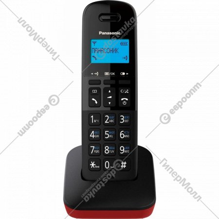 Телефон «Panasonic» KX-TGB610, красный