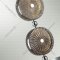 Настольная лампа «Odeon Light» Caramella, L-Vision ODL_EX23 11, 5416/13TL, хром/светло-серый/коричневый