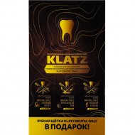 Набор зубных паст «Klatz» Brutal Only, коньяк/виски/ром, 75+75 мл,+ щетка