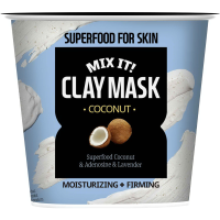 

Маска глин."SUPERFOOD"(экст.кокоса)150мл
