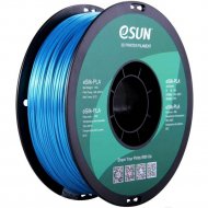 Пластик для 3D печати «eSUN» eSilk-PLA, cyan, 1.75 мм, 1 кг