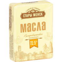 

Масло"СТАРЫ МЕНСК"(сл/сл, 72,5%), 160г