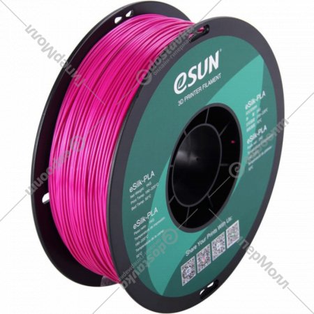 Пластик для 3D печати «eSUN» eSilk-PLA, purple, 1.75 мм, 1 кг