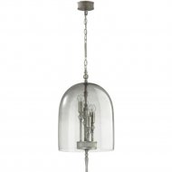 Подвесной светильник «Odeon Light» Bell, Neo ODL_EX22 61, 4882/4, серебристый/дымчатый/стекло