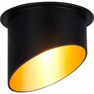 Точечный светильник «Elektrostandard» 7005 MR16 BK/GD, черный/золото, a040980