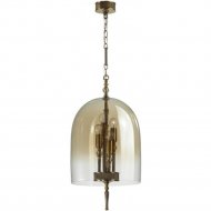 Подвесной светильник «Odeon Light» Bell, Neo ODL_EX22 63, 4892/4, бронзовый/коньячный/стекло