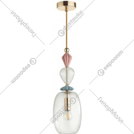 Подвесной светильник «Odeon Light» Bizet, Classic ODL_EX21 67, 4855/1B, золото/разноцветный