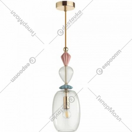 Подвесной светильник «Odeon Light» Bizet, Classic ODL_EX21 67, 4855/1B, золото/разноцветный