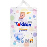 Подгузники детские «Tokisan» одноразовые, размер М, 5-9 кг, 74 шт
