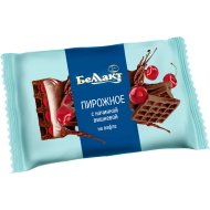 Творожный десерт «Беллакт» пирожное, вишневая начинка, 23%, 100 г