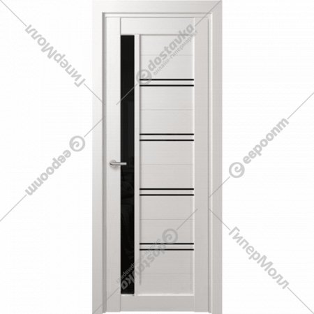 Дверь «Портадом» Deform, D19 ДО Дуб шале снежный /Черный, 200х80 см