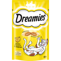 

Лакомство"DREAMIES"(для кошек,сыр)60г