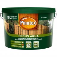 Пропитка для древесины «Pinotex» Focus, зеленый лес, 5270896, 9 л