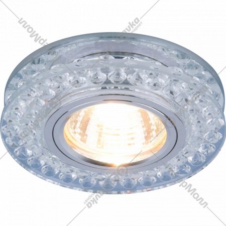 Точечный светильник «Elektrostandard» 8391 MR16 CL/SL, прозрачный/серебро для Леруа, a049338