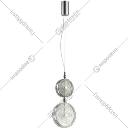 Подвесной светильник «Odeon Light» Caramella, L-Vision ODL_EX23 10, 5416/13LA, хром/серый/светло-серый
