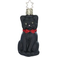 Игрушка елочная «Inge's Christmas» Purr-fect black, 8.5 см