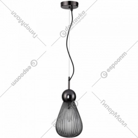 Подвесной светильник «Odeon Light» Elica, Modern ODL_EX23 17, 5417/1, черный хром/дымчатый