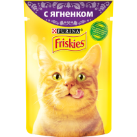 

Корм "FRISKIES" (ягненок в подливке) 85г