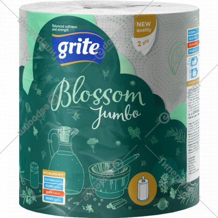 Полотенца бумажные «Grite» Blossom, 1 рулон.
