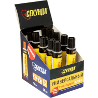 

Клей"СЕКУНДА"(универсальный быстрый)30мл