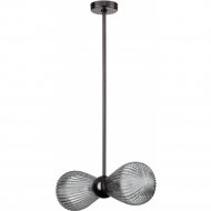 Подвесной светильник «Odeon Light» Elica, Modern ODL_EX23 17, 5417/2, черный хром/дымчатый