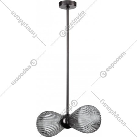 Подвесной светильник «Odeon Light» Elica, Modern ODL_EX23 17, 5417/2, черный хром/дымчатый