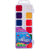 

Краски акварель "ДЕЛЬФИНЫ" (12цв.,12010)