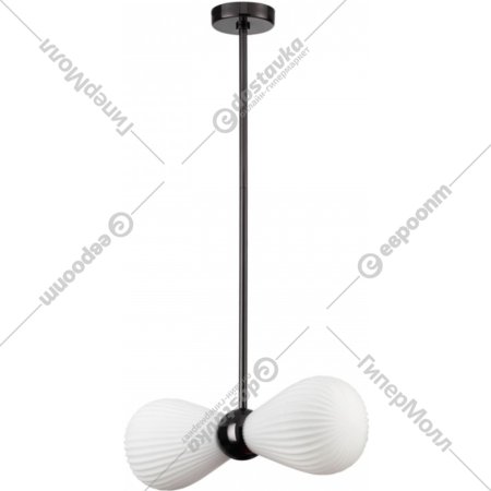 Подвесной светильник «Odeon Light» Elica, Modern ODL_EX23 19, 5418/2, черный хром/белый матовый