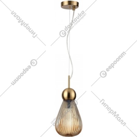 Подвесной светильник «Odeon Light» Elica, Modern ODL_EX23 21, 5402/1, золотой/янтарный