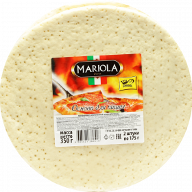 Основа для пиццы «Mariola» за­мо­ро­жен­ная, 350 г
