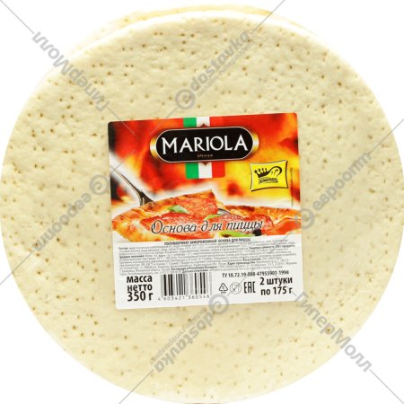 Основа для пиццы «Mariola» замороженная, 350 г