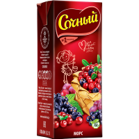 

Морс для дет.пит."СОЧНЫЙ" (ягоды) 0.2л