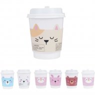 Коробка-сюрприз «Miniso» 2011919011108, бусы и кольца, чашка для чая с молоком