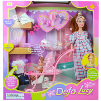 

Кукла c аксессуарами (8049,платье в кл.)