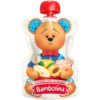 

Пюре"BAMBOLINA" (фрукт.салатик, пауч)90г