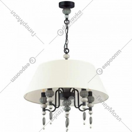 Подвесной светильник «Odeon Light» Sochi, Modern ODL_EX23 27, 4896/5A, черный матовый/светло-серый/серый/молочный
