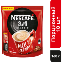 

Кофейн.нап."NESCAFE"(3в1,класс.)10шт*16г