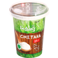 

Сметана"БЕЛЛАКТ"(25%)380г
