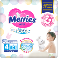 

Подгузники "MERRIES" (9-14 кг,*54)