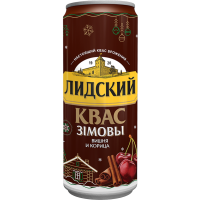

Квас "ЛИДСКИЙ ЗИМНИЙ" (ж/б) 0.33л